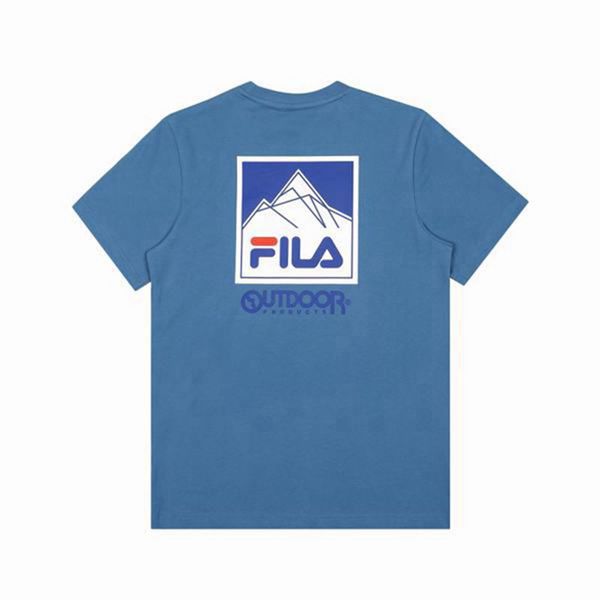 Camisetas Fila Homem Azuis - Fila X Outdoor Graphic S/S Portugal Lisboa,RSDK-87643